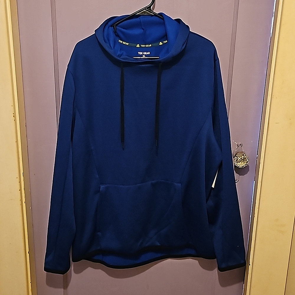 Men's Tek Gear XL Blue Black Sweatshirt